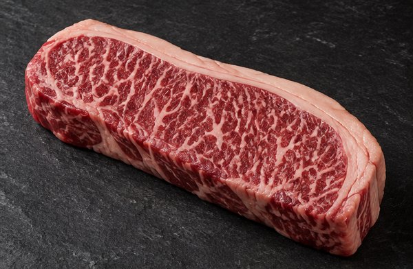 OISHI Wagyu striploin cut